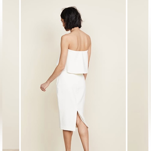 Likely Driggs Dress in White Strapless Bridal - Picture 5 of 10